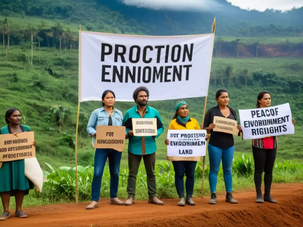 Activistas ambientales defienden derechos humanos y denuncian riesgos de deforestación