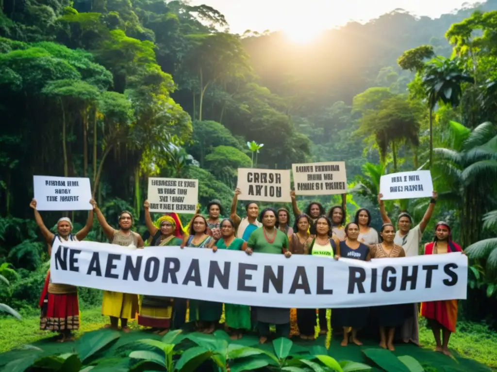 Activistas indígenas defienden derechos humanos y protegen el bosque frente a conflictos ambientales