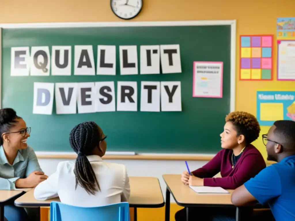 Una aula inclusiva y diversa promoviendo la educación libre de prejuicios y los derechos humanos