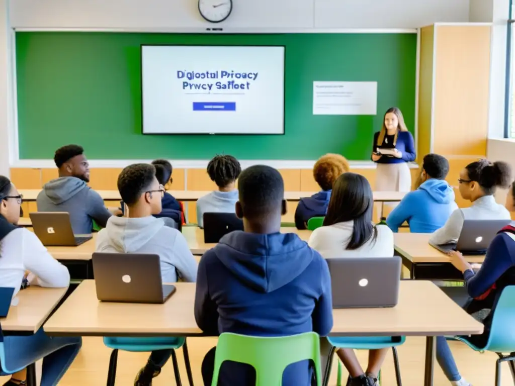 Clase participa en taller sobre privacidad en la educación digital, enfoque dinámico y empoderamiento estudiantil