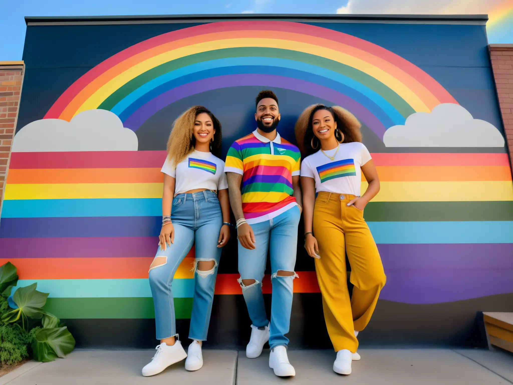 Colorido mural callejero celebra la diversidad y visibilidad LGBTIQ+, impactando con arte y cultura inclusiva