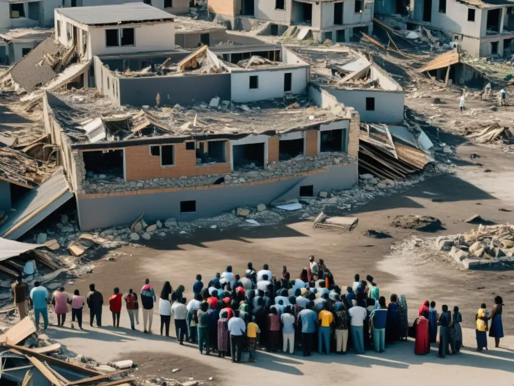 Comunidad devastada por el impacto psicológico del cambio climático en los derechos humanos