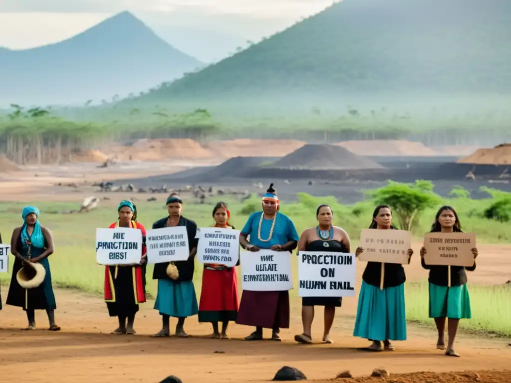 Comunidad indígena frente a desolación por cambio climático, defienden derechos humanos y protección del medio ambiente