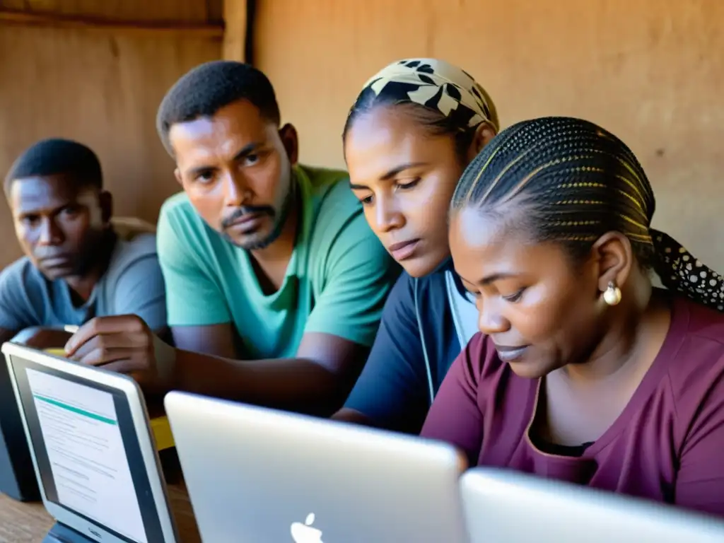 Comunidad marginada usando la tecnología para superar la brecha digital