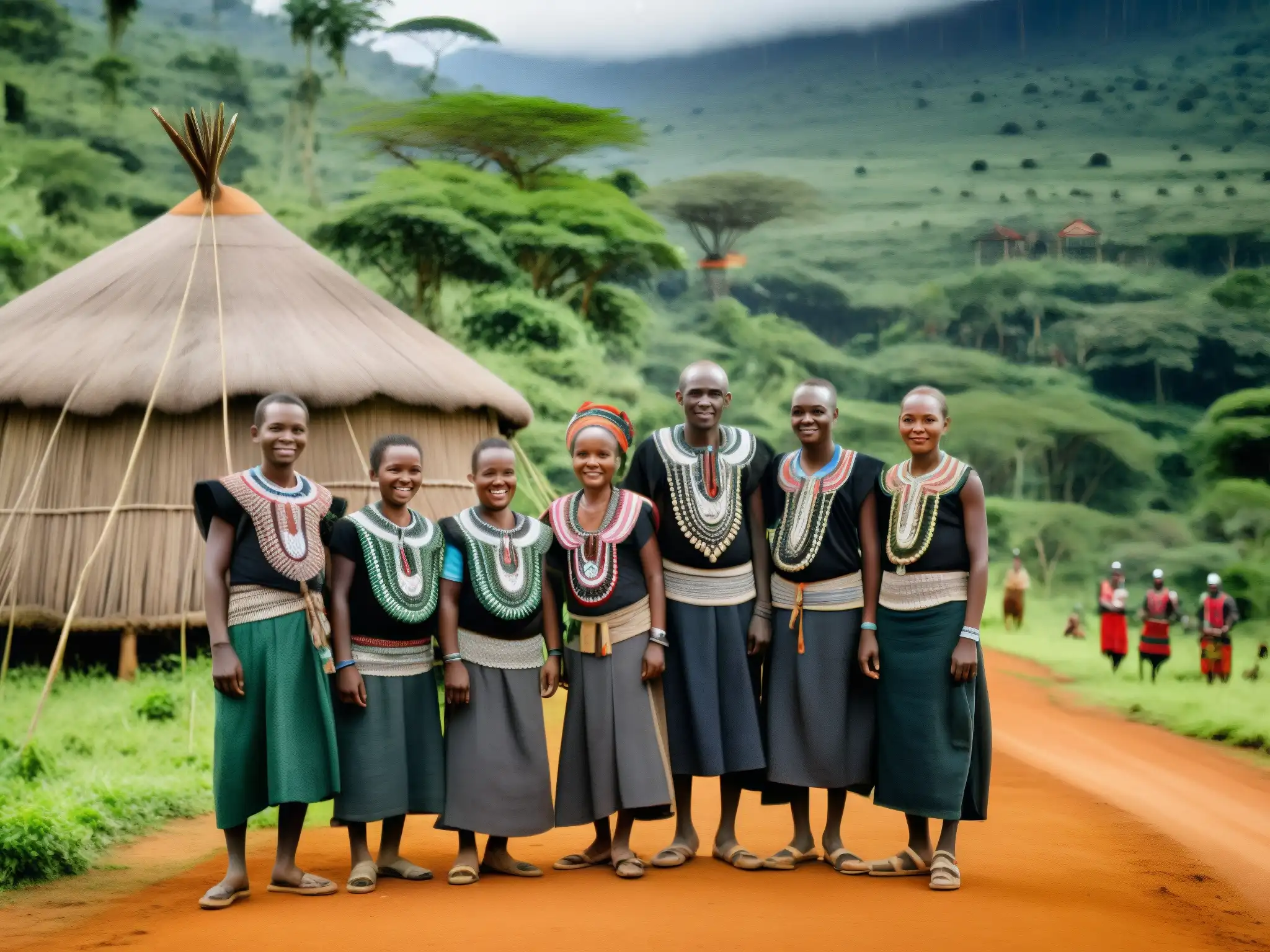 La comunidad Sengwer lucha contra los desalojos forzosos en su ancestral bosque de Embobut, Kenia, rodeados de exuberante vegetación