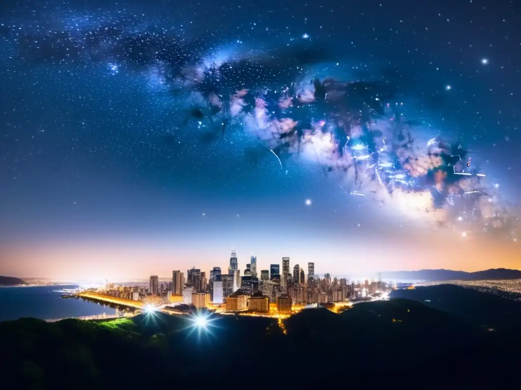 Contaminación lumínica y derechos humanos: Ciudades brillantes que ocultan la belleza de las estrellas en el cielo nocturno