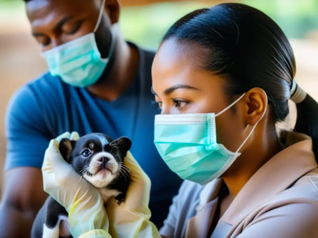 Diversidad y cuidado en santuario animal durante la pandemia, destacando derechos animales, zoonosis y bienestar