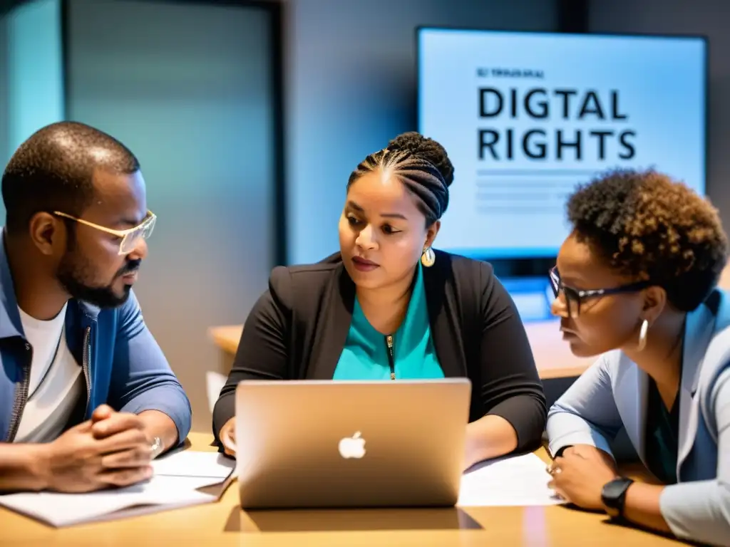 Diversidad en taller de derechos humanos digitales, colaboración intensa y pasión por el avance de la causa