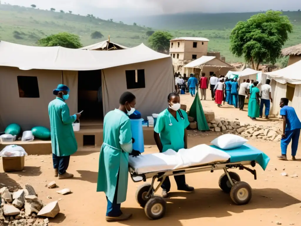 Equipo médico monta clínica en zona de conflicto, resalta importancia de la atención en crisis