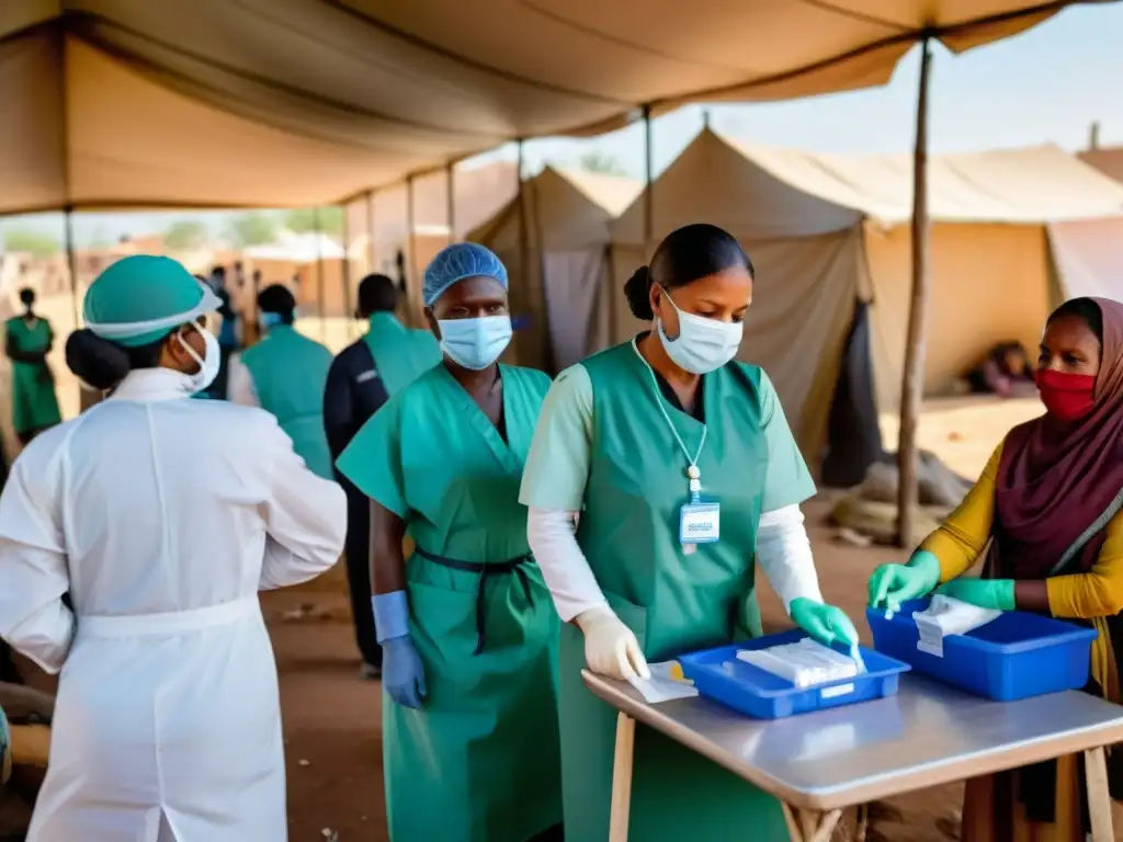 Equipo médico supera desafíos logísticos vacunación en zona de conflicto, brindando esperanza en entorno desafiante