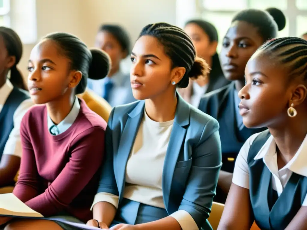 Estudiantes integrando perspectiva de género en educación sobre derechos humanos