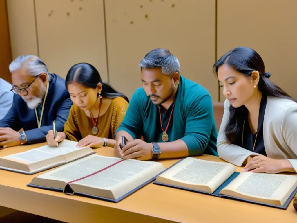 Expertos en preservación lingüística utilizando tecnología para resurgir antiguos textos