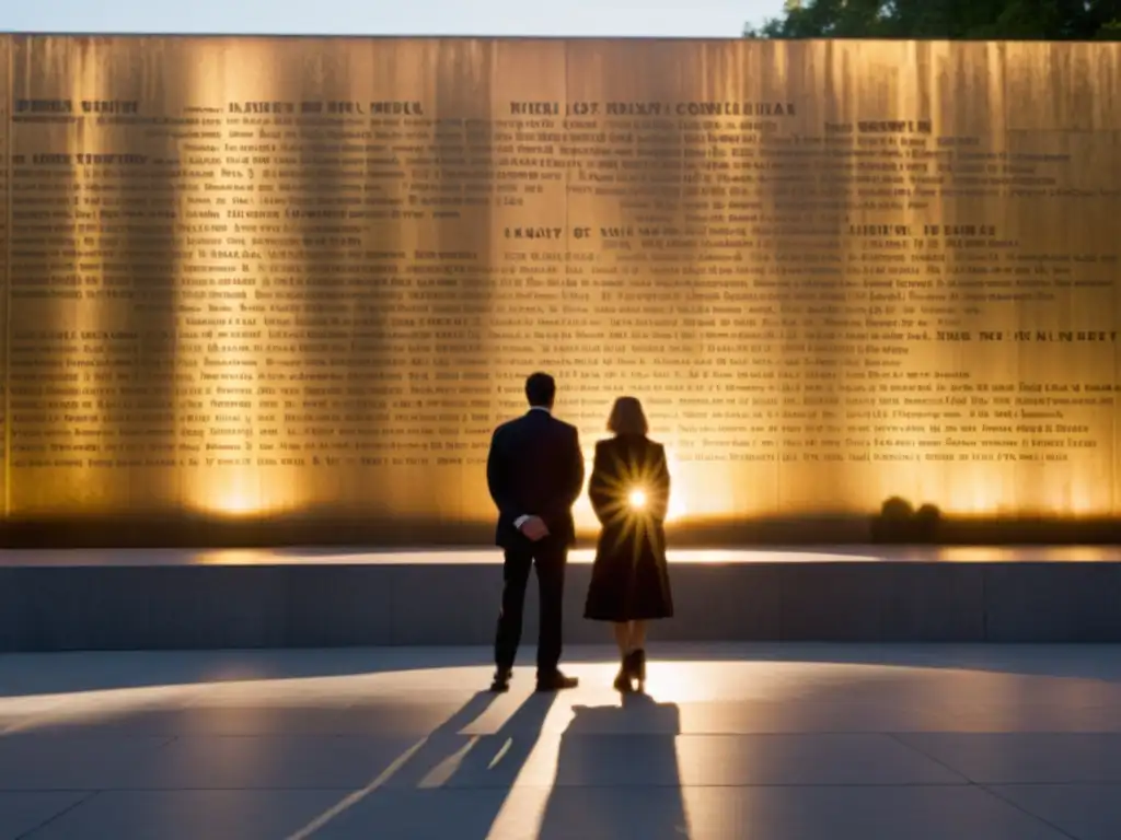 Grupo reflexiona frente a memorial histórico, respetando la importancia de la memoria y los derechos humanos