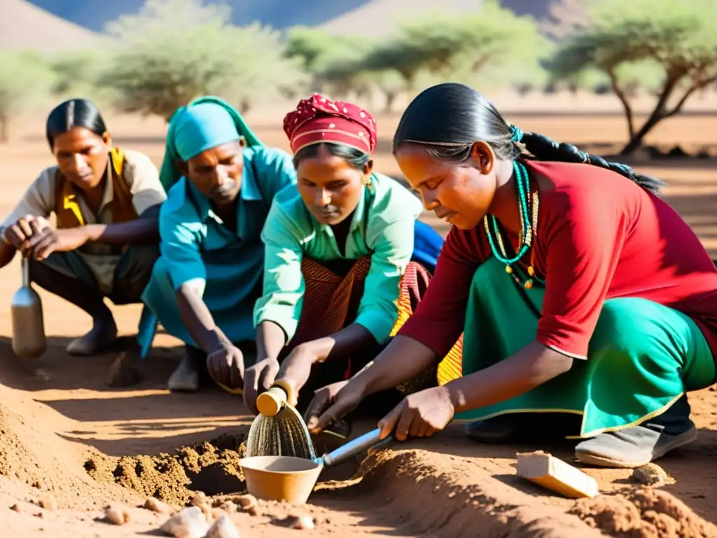 Grupo indígena construye sistema de riego en región seca, demostrando estrategias de adaptación al cambio climático y defensa de derechos humanos