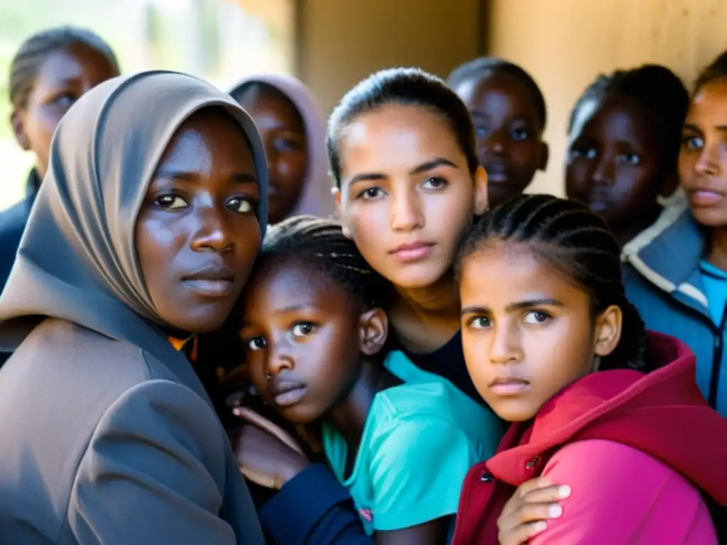 Un grupo de sobrevivientes de trata de personas encuentra apoyo y esperanza en un refugio al atardecer