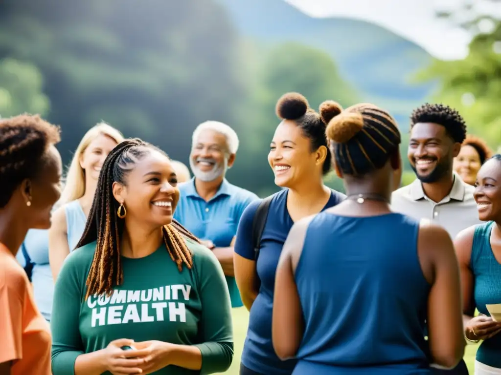 Imagen de evento comunitario sobre salud mental, con actividades inclusivas al aire libre