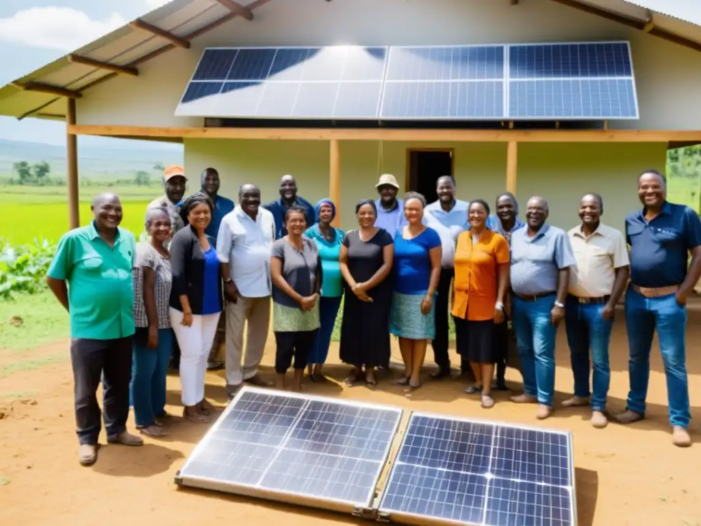 Imagen de taller de innovación sostenible en comunidad rural