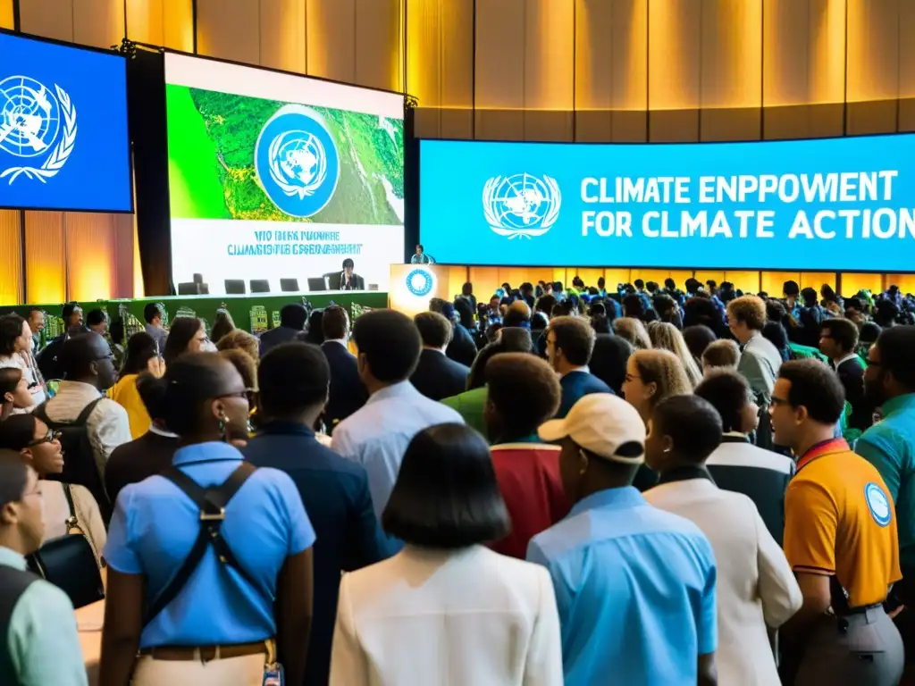 Jóvenes participan en apasionado debate sobre políticas climáticas en conferencia internacional de la ONU