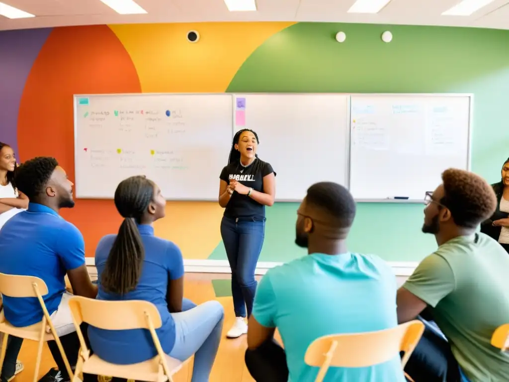 Jóvenes de diversas culturas discuten estrategias de paz en un centro comunitario