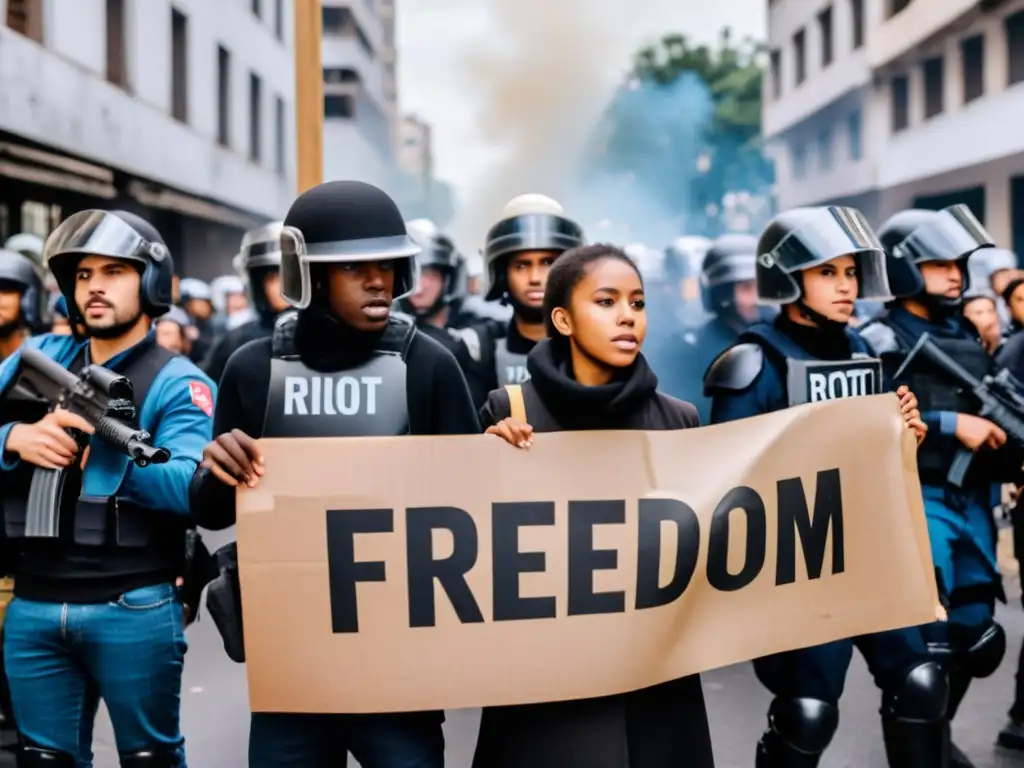 Jóvenes desafían fuerzas opresoras en protesta por libertad y democracia en países con gobiernos autoritarios