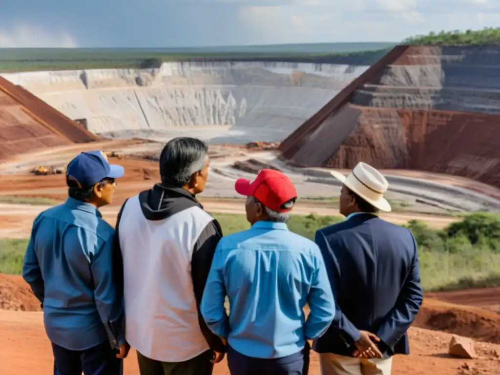 Líderes indígenas enfrentan violación derechos pueblos originarios minería, luchando con determinación ante devastación industrial