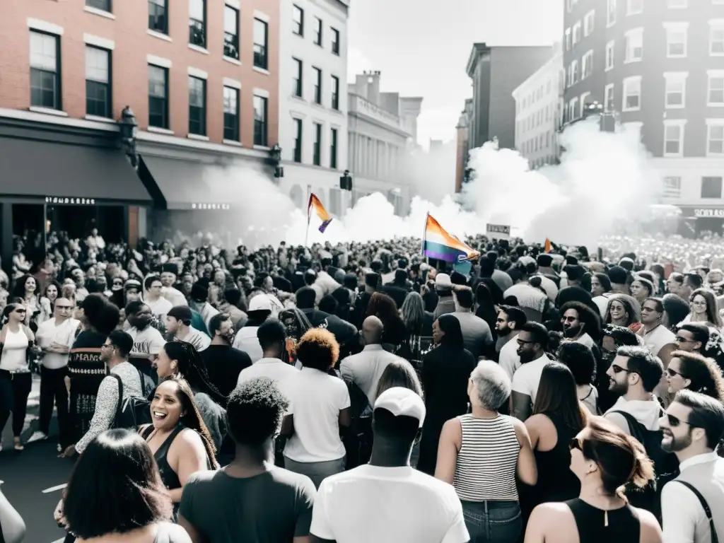 Una marcha del orgullo con diversidad de género y orientaciones sexuales