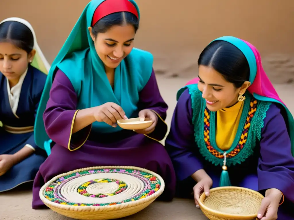 Miembros de la Comunidad Qom La Primavera participando en actividades culturales tradicionales, como artesanías y bailes