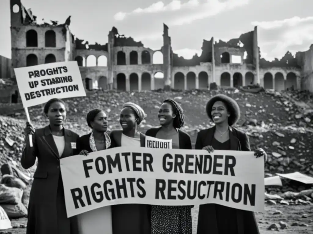 Mujeres luchando por derechos de género en medio de conflictos no reconocidos