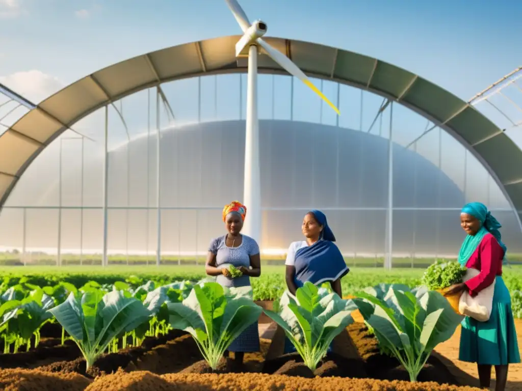 Mujeres rurales adaptándose al cambio climático con prácticas agrícolas sostenibles