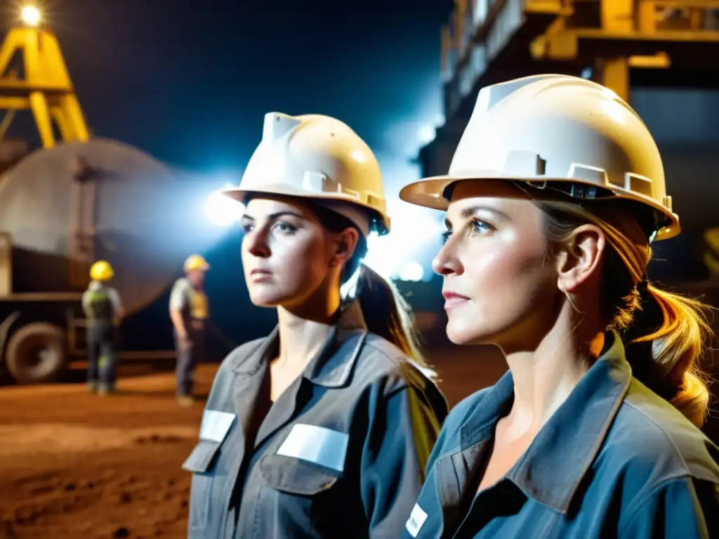 Mujeres valientes en la industria minera, enfrentando desafíos con determinación y vulnerabilidad