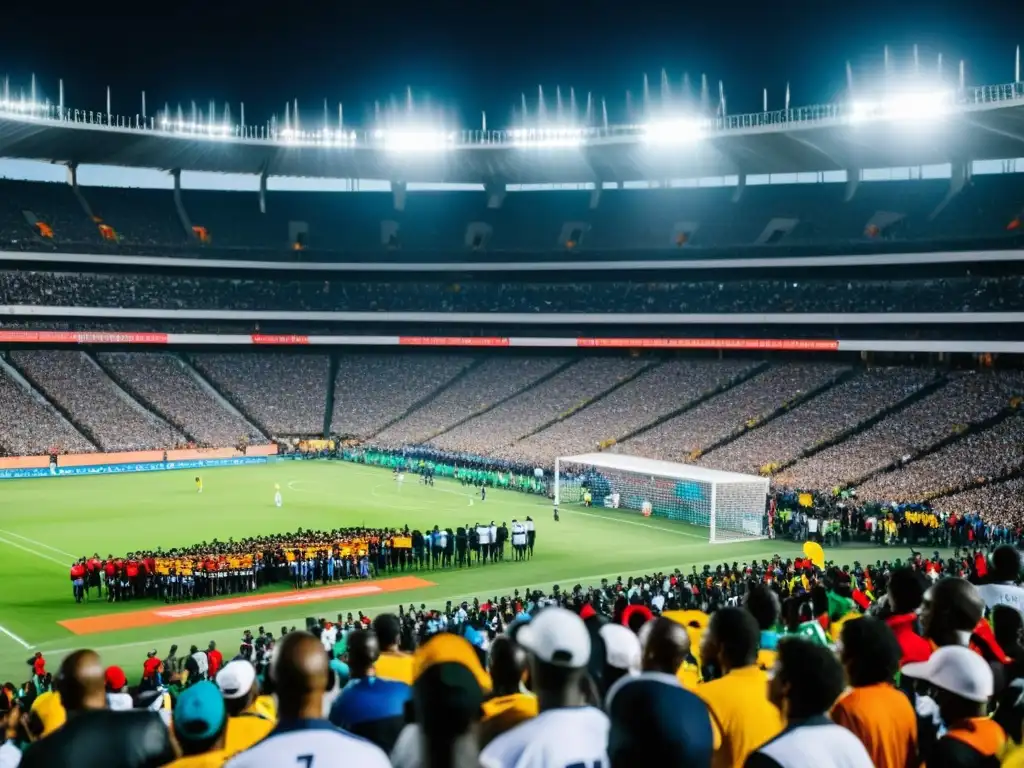 Multitud en estadio e impacto de eventos deportivos en derechos humanos