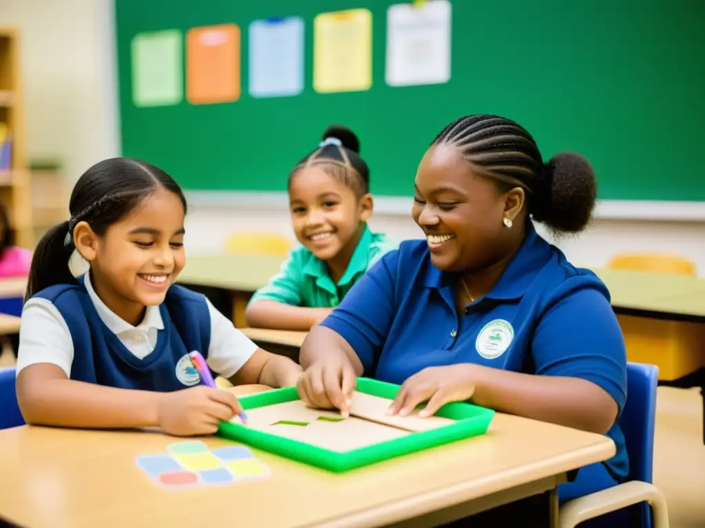 Niños con discapacidad disfrutan de un ambiente educativo inclusivo, apoyando sus derechos humanos