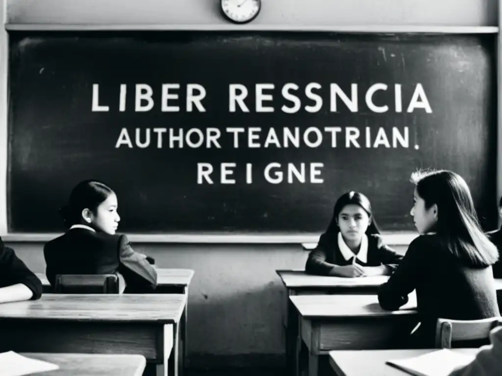 En la penumbra de un aula, estudiantes desafían la opresión con una clase secreta de lenguas extranjeras