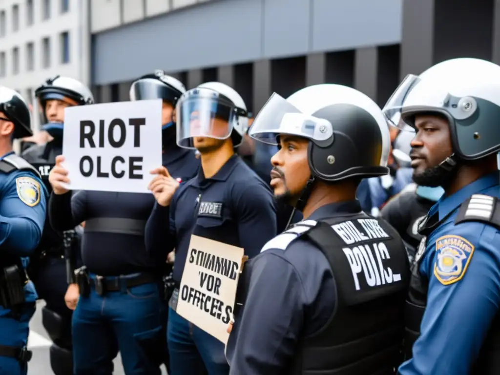 Protesta multitudinaria contra la violencia policial y el impacto de las políticas de seguridad en los derechos humanos