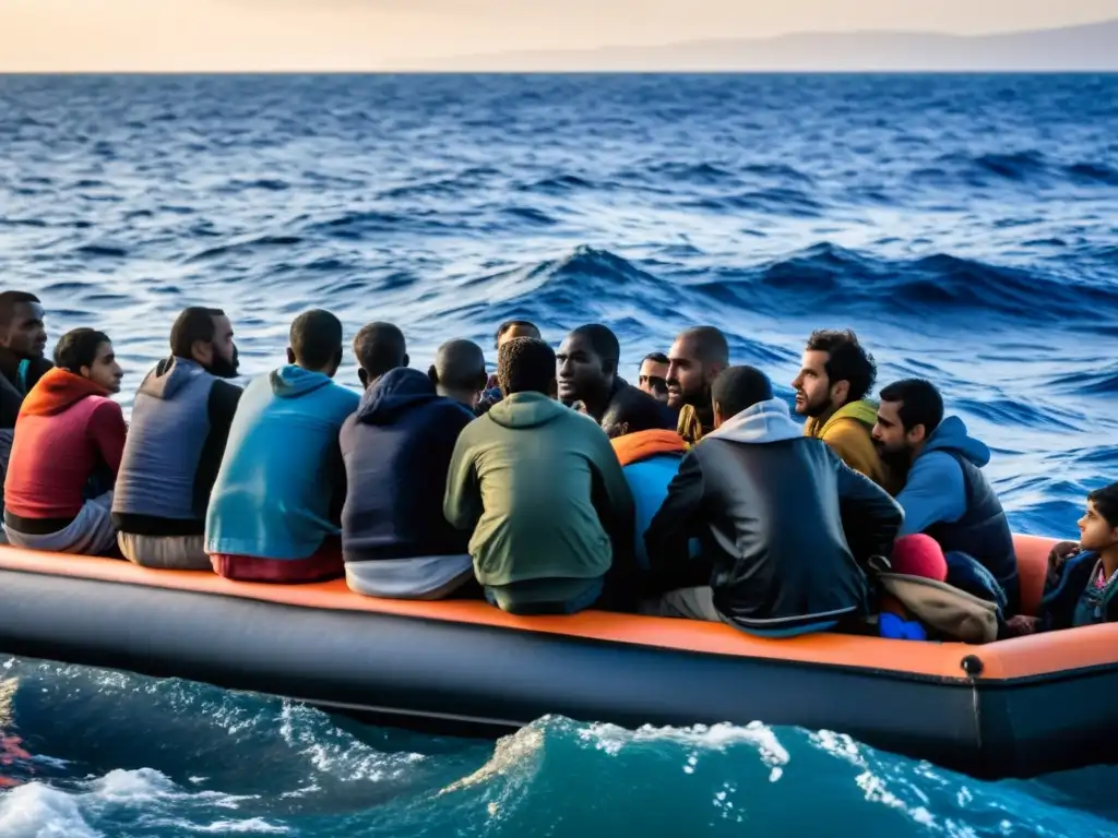 Refugiados en barco, travesía mediterránea: historias de desesperación y esperanza en el mar