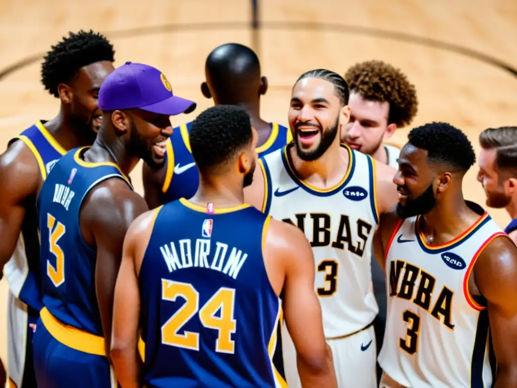 Unidos en la cancha: jugadores de la NBA de distintas razas y culturas, promoviendo igualdad racial NBA