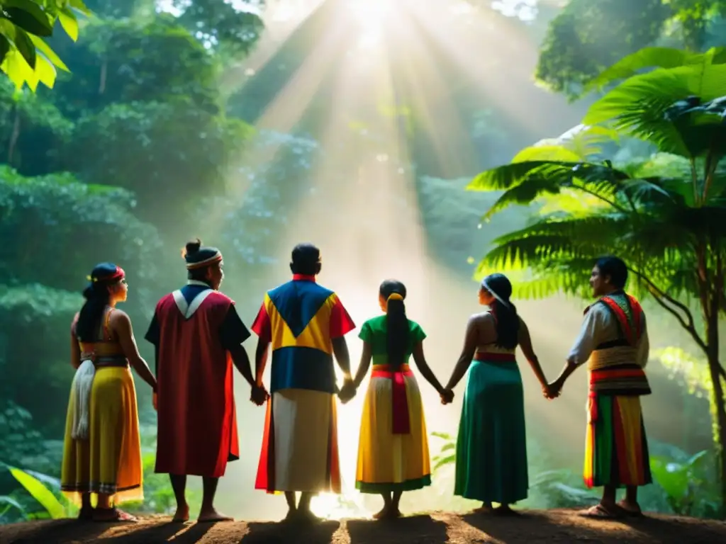 Unidad indígena en la selva: resistencia y esperanza Unidos por la defensa de los derechos indígenas y el impacto del cambio climático en la exuberante selva