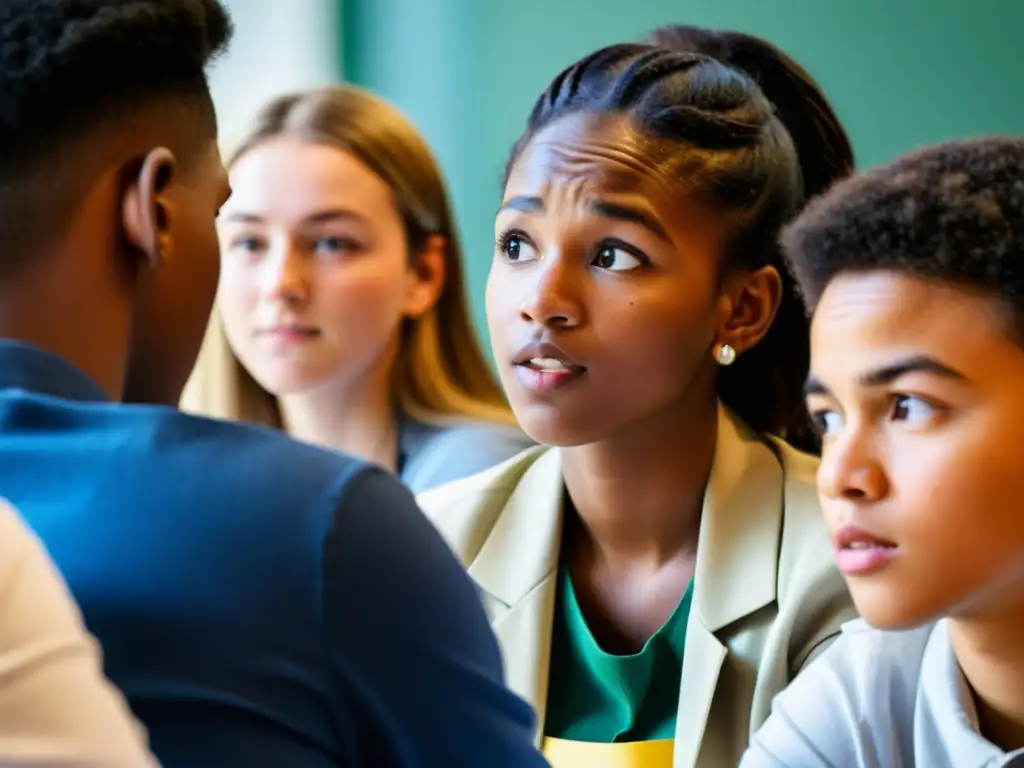 Un vibrante debate sobre derechos humanos en el aula destaca la diversidad cultural y la empatía