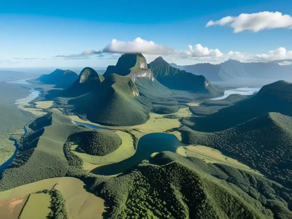 Vista aérea del territorio Lhaka Honhat en Argentina, resaltando la conexión con la tierra ancestral y su importancia cultural