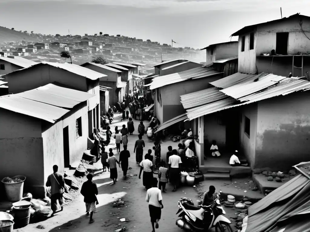 Vista desgarradora de la pobreza urbana y el compromiso real con el desarrollo humano